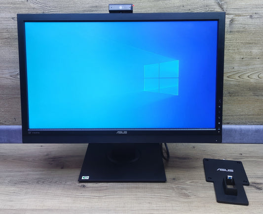 ASUS BE24DQLB Monitor 23.8" FHD 1920x1080 VGA HDMI DP DVI Speaker Webcam 