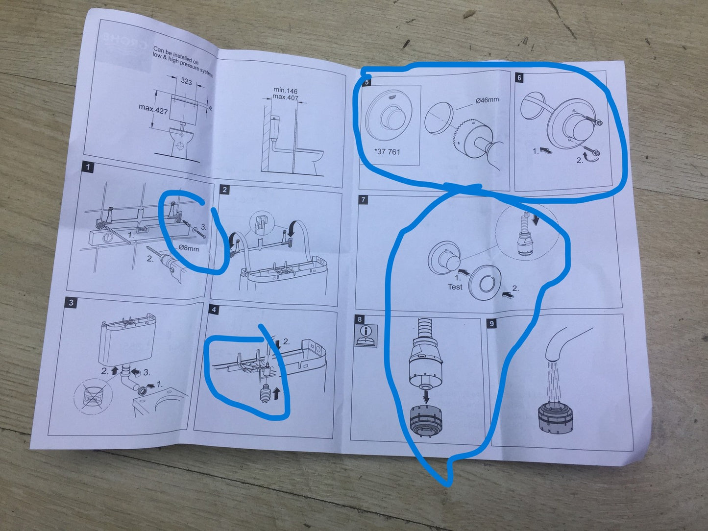 Grohe 37762SHO WC-Spülkasten, 6L, Badmöbel England PS, I31940