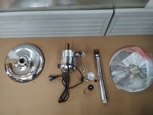 Tristar VE-5952 pedestal fan 25 cm, chrome Y08467