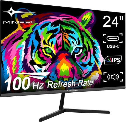 Minifire MF24X3 Monitor 24" FHD 1920x1080 IPS HDMI USB-C Adaptive Sync 100Hz 5ms