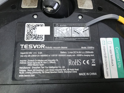 TESVOR X500Pro robot vacuum cleaner with mop function, I30469
