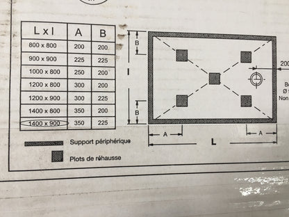 Jacob Delafon E62300-WPM Ipso Duschwanne 14400x900 cm I17698