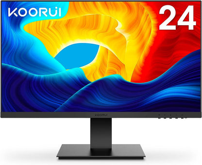 Koorui 24N1 Monitor 24" FHD 1920x1080 IPS HDMI VGA Adaptive Sync 75Hz 5ms 