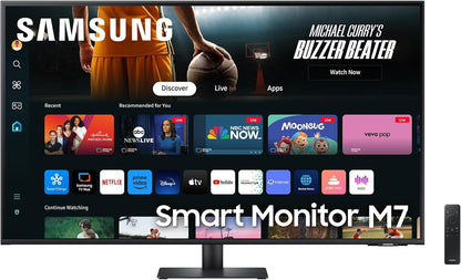 Samsung S43DM702UU Smart 4K Monitor 43" UHD 3840x2160 HDMI USB-C WLAN Tizen App