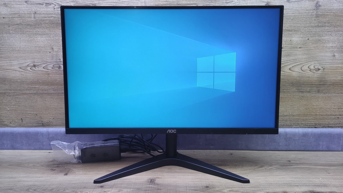 AOC 24B1H Monitor 23.6" FHD 1920x1080 VGA HDMI MVA Panel 60Hz 5ms (GtG) black 