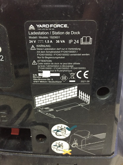 Yard Force FORCE robotic lawnmower COMPACT 300RBS up to 300 sqm, I33294