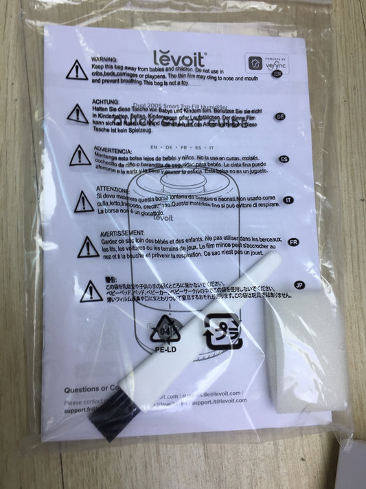 LEVOIT 3L Top Fill Luftbefeuchter LUH-D301S, I31731