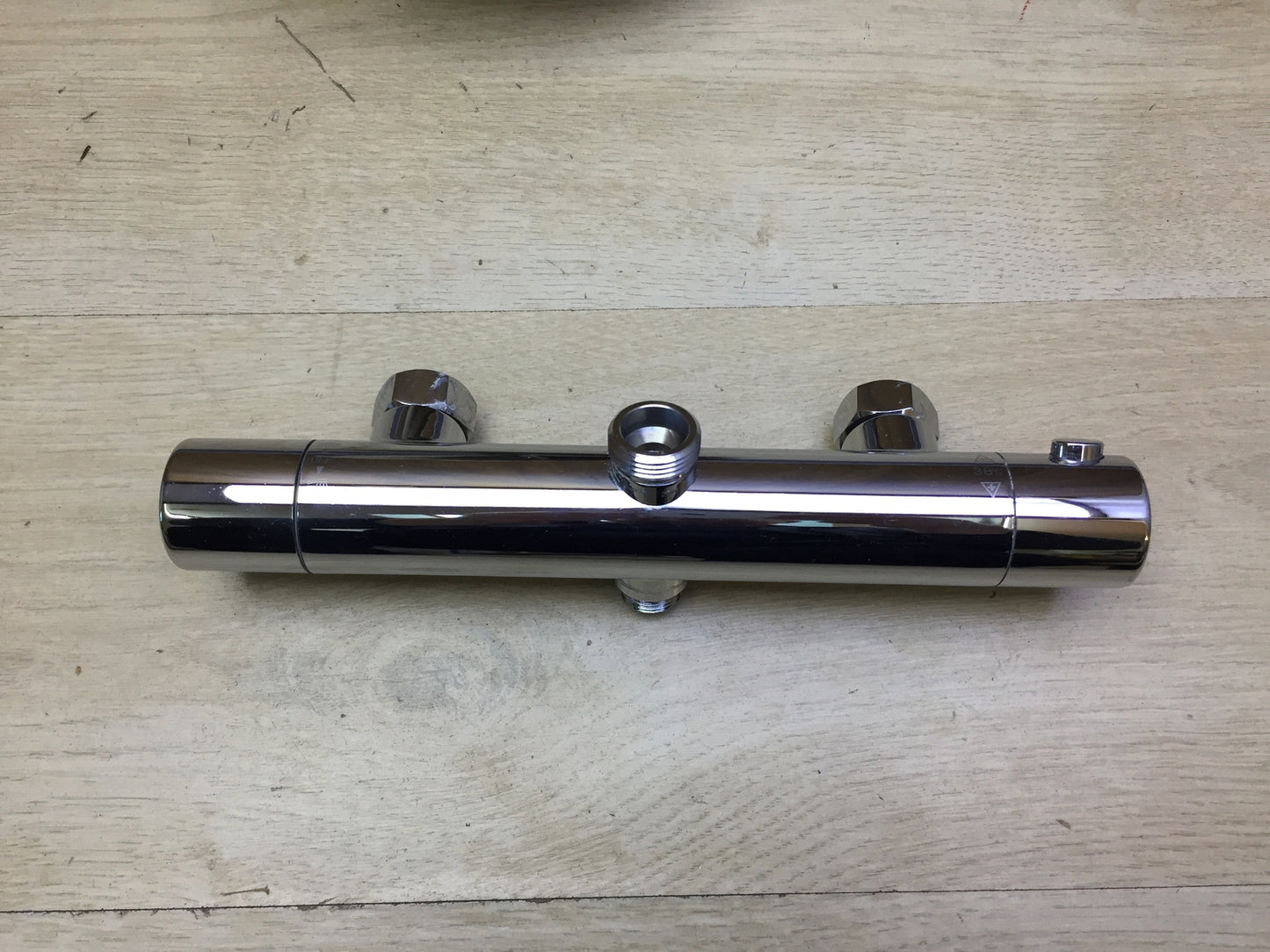 JOHO 304 Edelstahl Duschset mit Thermostat Duscharmatur Regendusche, I31757