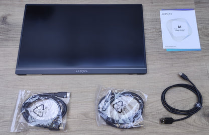 Arzopa A1 Travel Tragbarer Monitor 15.6" FHD 1920x1080 IPS USB Type-C mini-HDMI