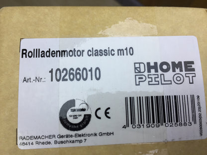 HOMEPILOT Rollladenmotor classic m10 (SW60, 10 Nm), I32352