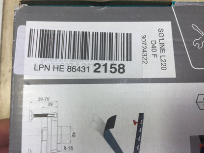 Wirquin So Line Duschrinne 220 mm, chrom, I32207