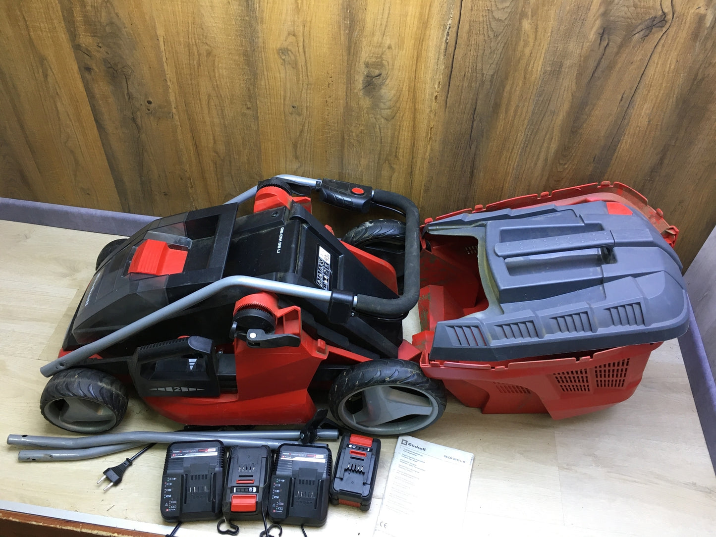 Einhell GE-CM 36 Li Kit Akku-Rasenmäher 2 Akkus, I29797