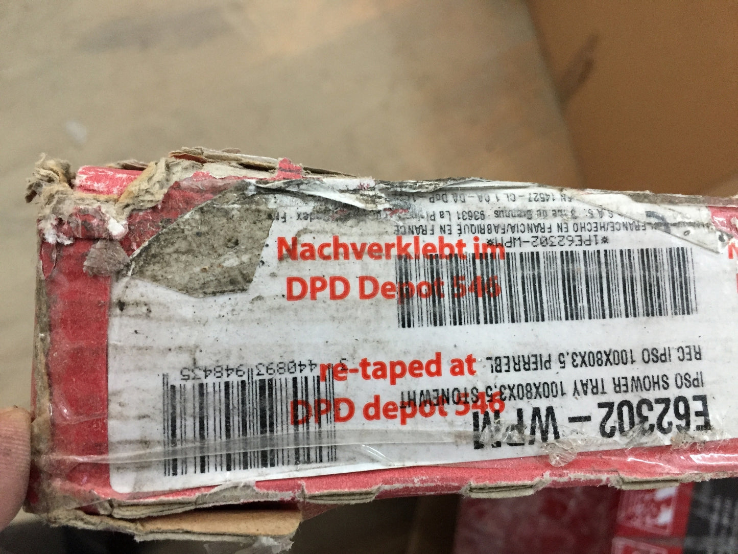 Jacob Delafon E62300-WPM Ipso Duschwanne, I14114