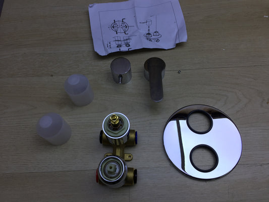 Paini Einbau-Einhebelmischer für Dusche mit 2-Wege-Drehumsteller, I21469