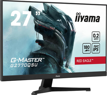 iiyama G-Master G2770QSU-B6 Red Eagle Monitor 27" 2560x1440 Adaptive Sync 180Hz