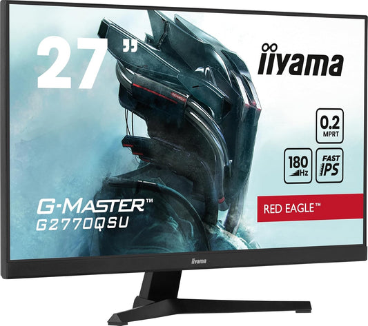 iiyama G-Master G2770QSU-B6 Red Eagle Monitor 27" 2560x1440 Adaptive Sync 180Hz