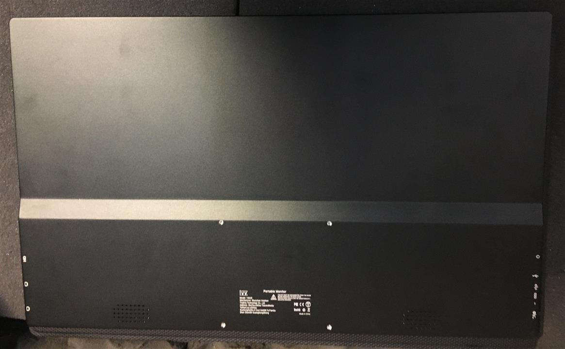 IVV 156UC Tragbarer 4K Gaming Monitor 15,6" UHD 3840x2160 IPS HDMI USB-C schwarz