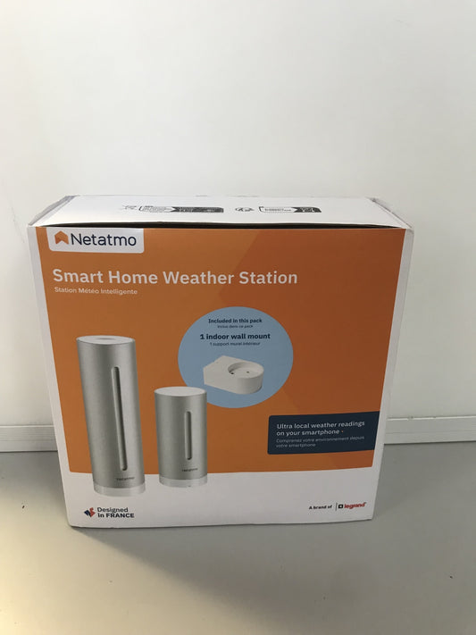 Netatmo Smarte Wetterstation mit Wandhalterung, I32869