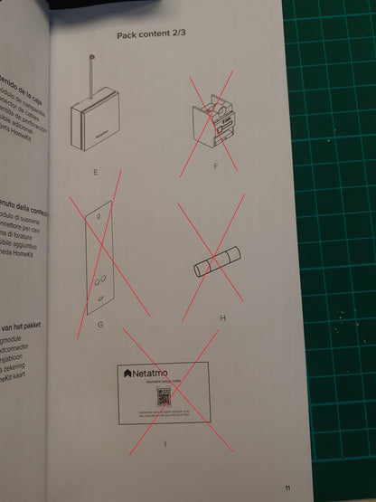 Netatmo Smarte Video Türklingel mit Kamera, WLAN, 2-Wege-Audio, NDB-N, I04789