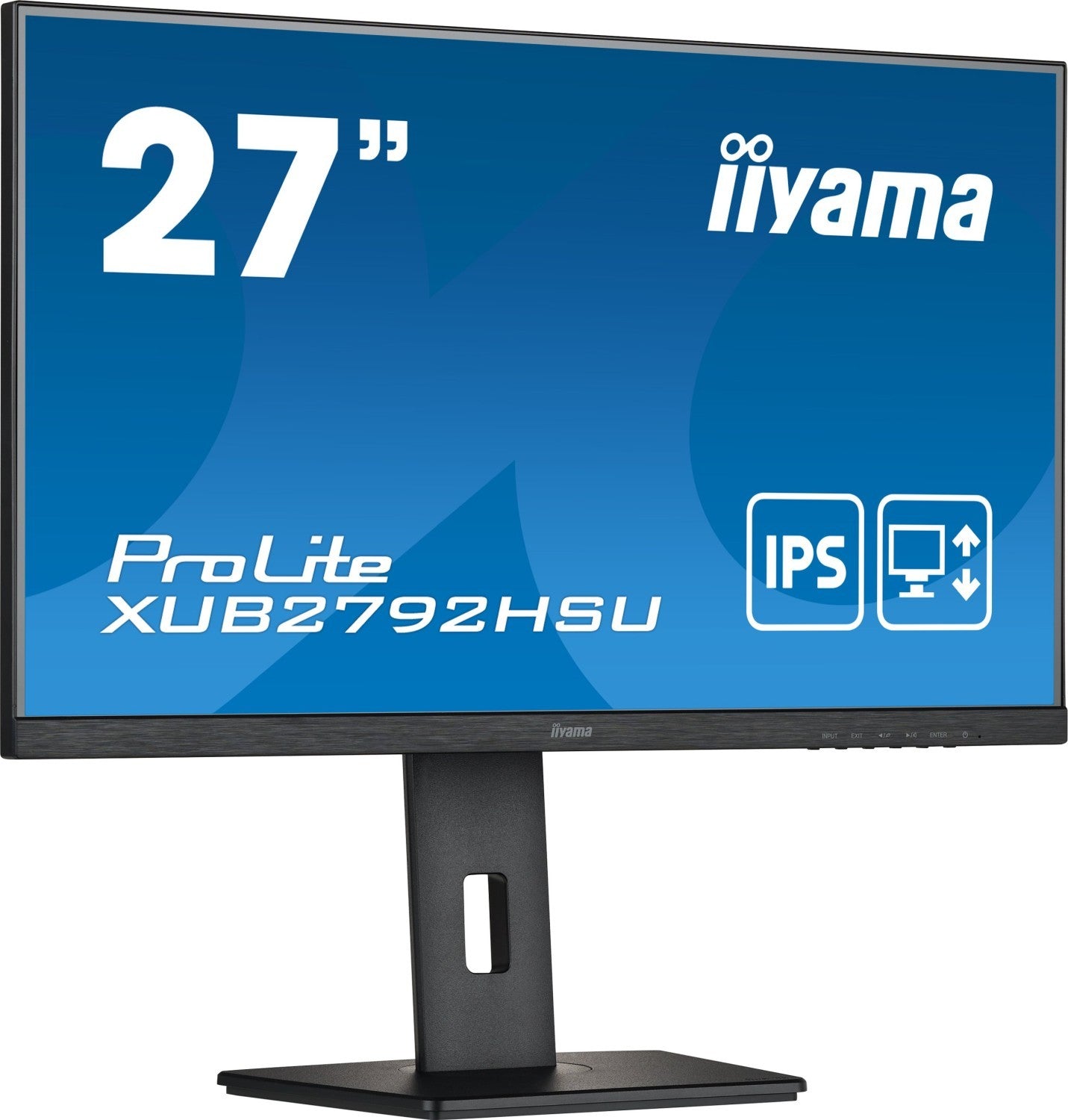 iiyama ProLite XUB2792HSU-B5 Monitor 27" FHD 1920x1080 IPS DP HDMI VGA 75Hz 4ms