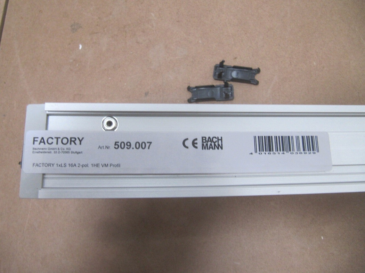 Bachmann 509.007 FACTORY Schutzschalter 16A 2-polig, I12023