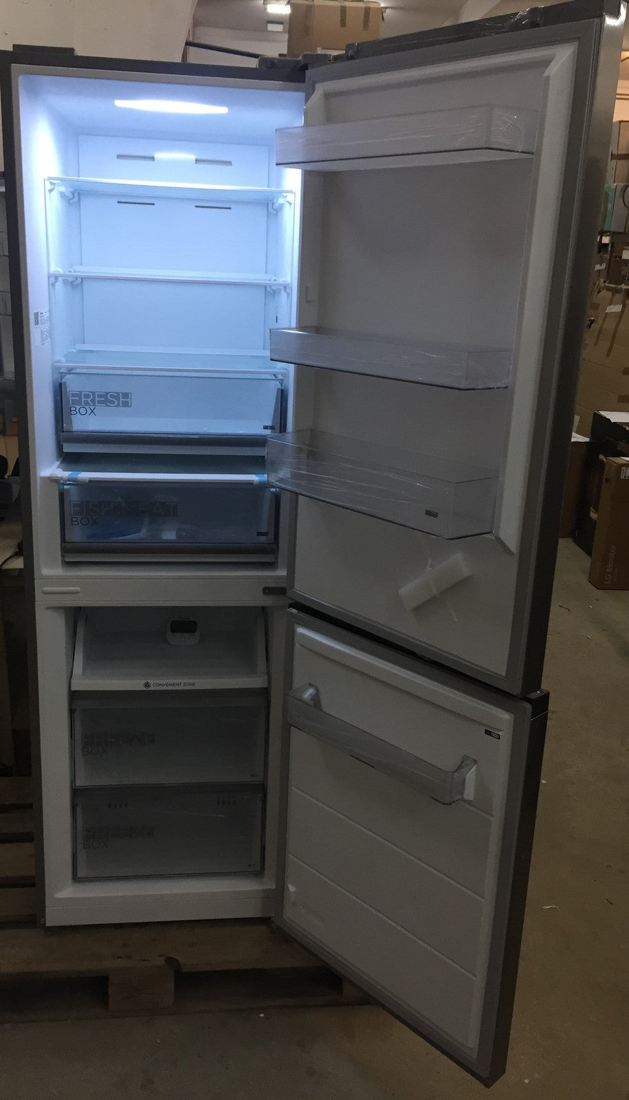 Midea Comfee MERB345MGC02 Kühl- Gefrierkombination Kühlschrank 338L No Frost