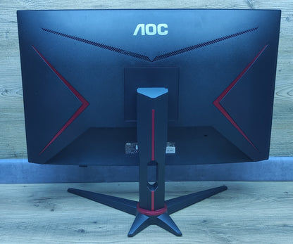 AOC CQ27G2SE/BK Monitor 27" QHD 2560x1440 HDR10 HDMI DP AMD FreeSync 165Hz 1ms 