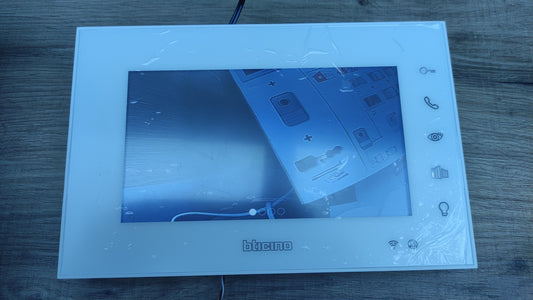 Bticino 334253 Video Door Intercom, Indoor Unit, with 2 Wires, 7" I32612 