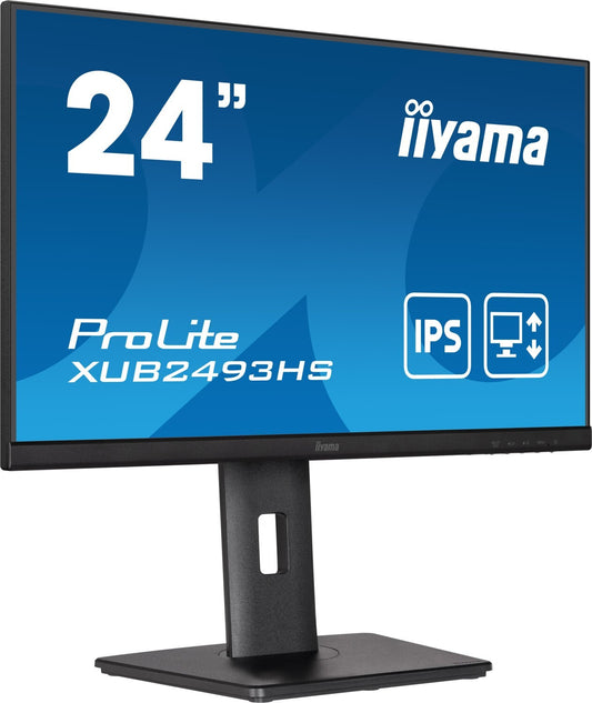 iiyama ProLite XUB2493HS-B5 Monitor 23.8" FHD 1920x1080 IPS HDMI DP Speaker 