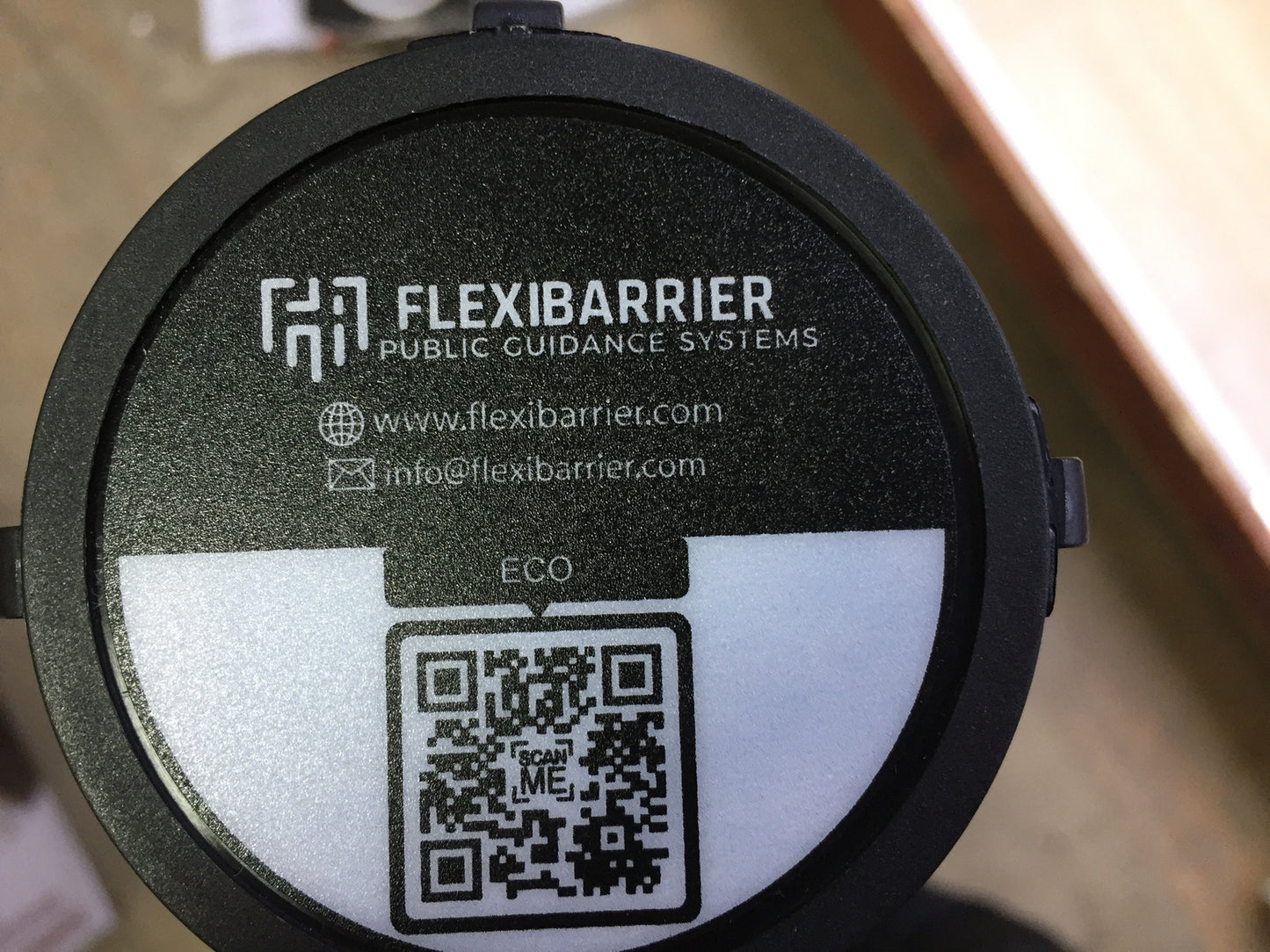 FLEXIBARRIER Absperrständer 2-er Set, Krom -ECOLINE- 2m, I28455