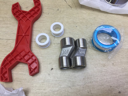 JOHO Thermos E3030 Duschset ohne Thermostat Duschsystem  (Eckig 30x30cm), I31878