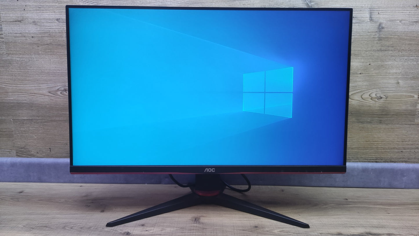 AOC Gaming 27G2U/BK Monitor 27" FHD 1920x1080 HDMI DP AMD FreeSync 144Hz 1ms