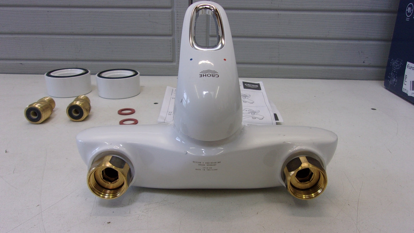 GROHE Eurostyle Einhand-Wannenbatterie Moon Weiß 33591LS3, D43297