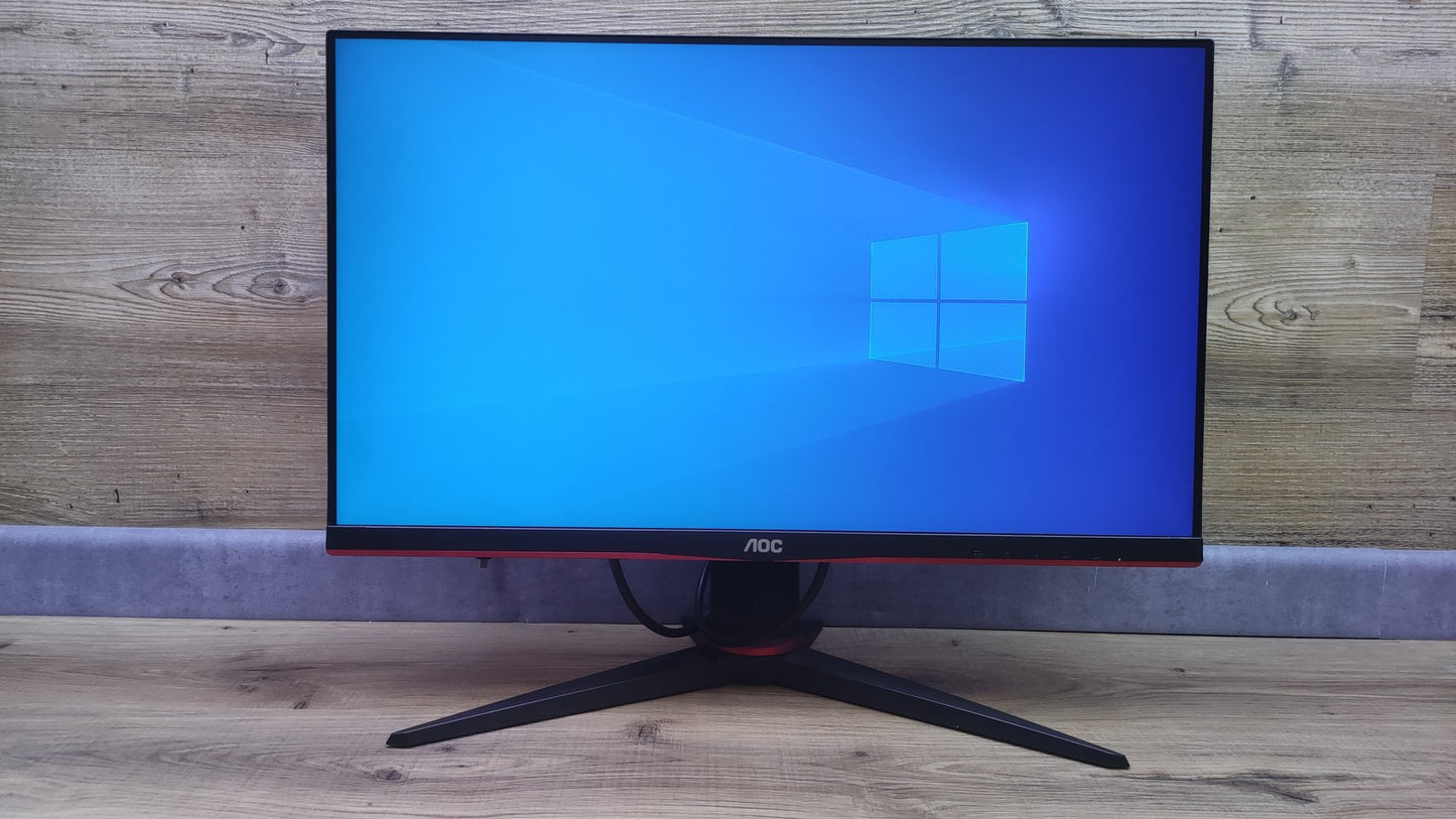 AOC Gaming 24G2/BK Monitor 23.8" FHD 1920x1080 HDMI DP AMD FreeSync 144Hz 1ms 