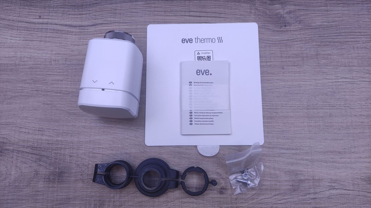 Eve Thermo (Matter) Smart Radiator Thermostat, LED Display, I32479