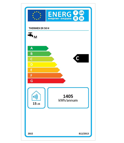 Thermex ER50H 50 Liter Warmwasserspeicher EEK: C V08343