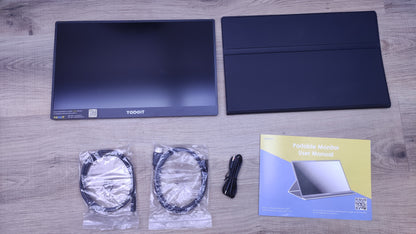 Yodoit Tragbarer Monitor (PTM15) 15.6" FHD 1920x1080 IPS mini-HDMI USB-C Audio