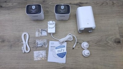 eufy S220 SoloCam Überwachungskameras mit Basis Home Base 2