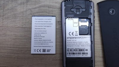 emporia SIMPLICITY V27 Seniorenhandy Schwarz