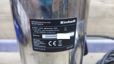 Einhell GC-DP 9035 N Elektro-Schmutzwassertauchpumpe 900W (4170778)