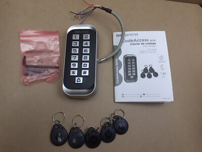 SCS SENTINEL Kabelgebundene RFID-Tastatur zum Kodieren mit Abzeichen, I06877