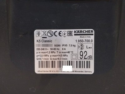 Kärcher K 5 Classic Hochdruckreiniger 1.950-700.0