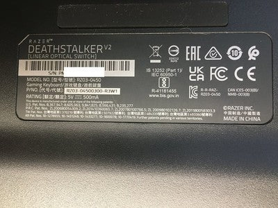 Razer DeathStalker V2 Optische Low-Profile-Gaming-Tastatur, UK-Layout