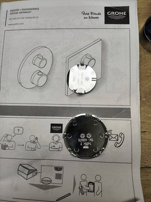 GROHE Grohtherm Thermostat-Brausebatterie 24079000 2-Wege-Umstellung