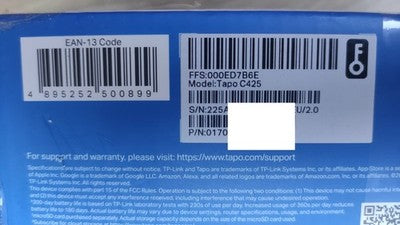 TP-Link Tapo C425 Überwachungskamera aussen