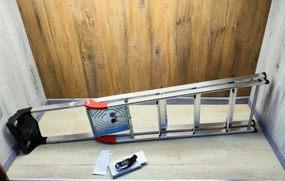 Hailo L80 ComfortLine Alu-Sicherheits-Stehleiter 8040-407, 4 Stufen