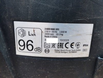 Bosch ARM 34 Elektro-⁠Rasenmäher 3 600 HA6 101, 34 cm, 40L