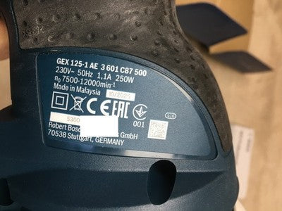 Bosch Professional Exzenterschleifer GEX 125-1 AE, 125 mm, 250 W, I41008