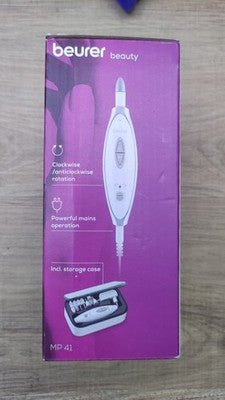 Beurer MP 41 Maniküre-Pediküre Set mit Licht weiß