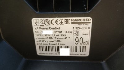 Kärcher Hochdruckreiniger K 4 Power Control 1.324-030.0